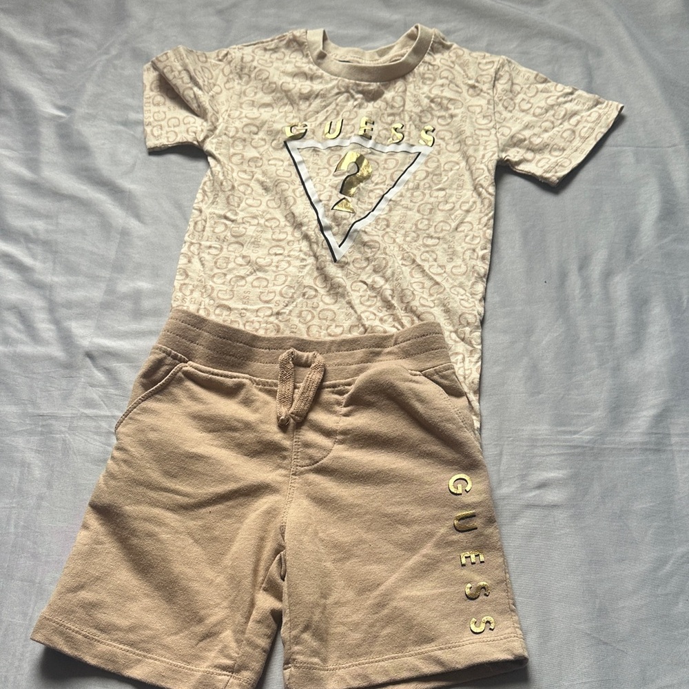 Guess Kids Beige Patterned Set